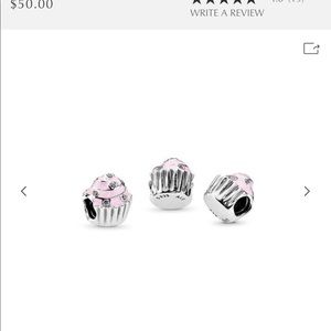 Sweet cupcake pandora charm